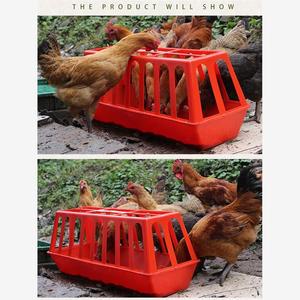 大鸡食槽熟胶圆形小鸡喂食槽养鸡喂鸡用自动饮水器家禽养殖用料槽