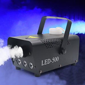 烟雾机LED500W喷雾造烟空气大炮烟雾油直播拍摄酒吧舞台灯光派对