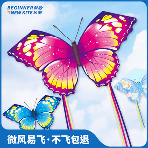 蝴蝶风筝儿童大人微风易飞2024年新款卡通高级专业级成人潍坊风筝