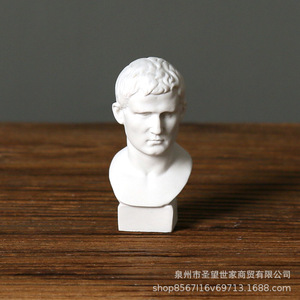7cm阿古里巴欧式雕塑摆件设阿格里(利)巴树脂迷你小石膏雕像素描