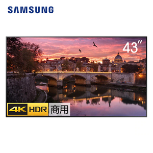 三星4K高清智能数字标牌广告机 QB43R工业级液晶屏商用显示器49寸