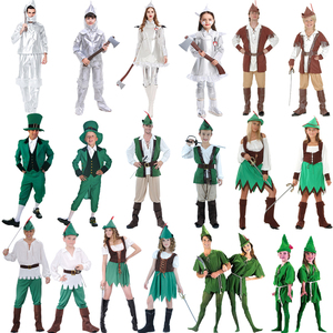 儿童节绿野仙踪铁皮人衣服 COS爱尔兰精灵罗宾汉小飞侠猎人服装