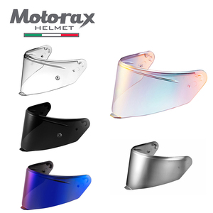 MOTORAX摩雷士R50S头盔专用竞技扣镜片风镜防雾贴尾翼配件