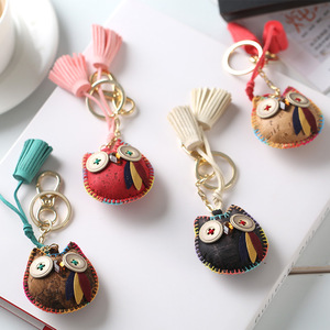 CORCO韩国代购可爱挂件钥匙扣猫头鹰装饰品时尚包包挂件男女礼物