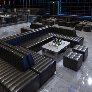 沙发卡座定制ktv家庭影院专用包厢茶几组合轻奢酒吧派对嗨房会所