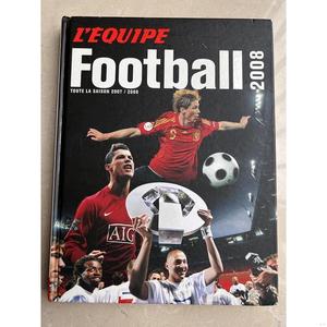正版法国队报2008年欧洲足球年鉴硬皮精装特刊,欧洲杯西队报  队