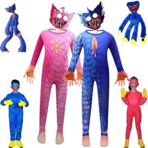 波比的游戏时间大蓝猫衣服儿童万圣节香肠怪COS表演服装男女童装