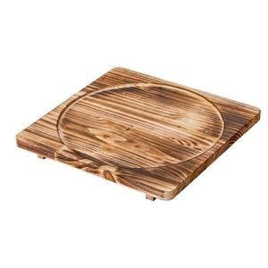 木板隔热木垫烧烤石碗石锅垫板烤盘炭烧板砂锅托盘商用板