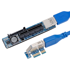MOGE魔羯 直角PCIEx1转x4延长线PCIE3.0插槽转接板网卡扩展卡2221