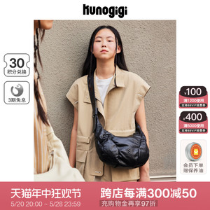 KUNOGIGI/古良吉吉棒球包流浪款中号包包女明星同款单肩包斜挎包