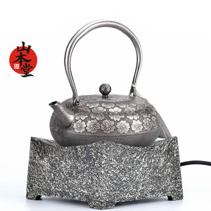 日本铁壶煮茶壶砂铁围炉原装进口烧水高端老式电磁纯手工南部家用