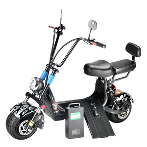 新款迷你小哈雷电动宽胎电瓶车亲子双人便携小型锂电踏板滑板车