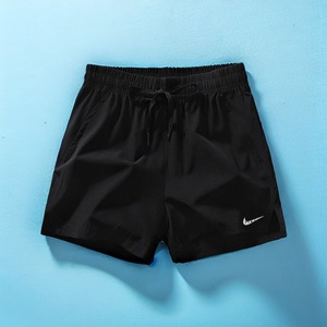 品牌冰丝速干短裤羽毛球篮球网球训练运动三分裤男女带拉链跑步裤