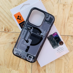 Spigen适用于iPhone14 Pro Max 苹果13 Pro Max磁吸充电手机壳磨砂保护套透明硅胶软壳时尚防摔科技手机壳