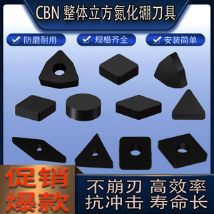 CBN整体立方氮化硼刀片RNGN SNMN RCMX CNGN淬火钢铸铁数控刀片头