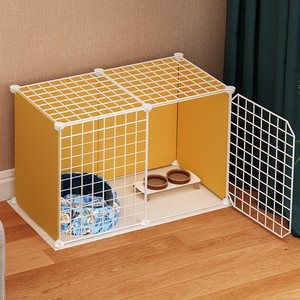 不占地小猫咪围栏宠物兔子专用狗笼子室内可拆卸阳台半封闭护栅栏