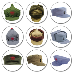 红军红卫兵帽子志愿军解放帽长津湖同款帽子八路军新四军纯棉帽子