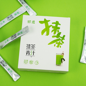初透抹茶酵素青汁大麦若叶膳食纤维抹茶青汁健康代餐30支/盒
