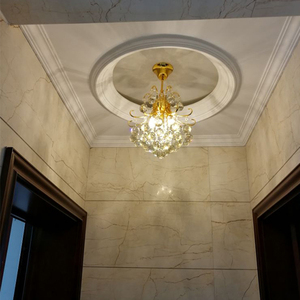 欧式水晶小吊灯过道走廊餐厅简约现代书房间玄关户入客厅卧室灯具