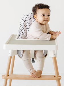 适用宜家宝宝餐椅脚踏板实木木纹贴纸儿童餐椅配件脚垫高脚椅靠垫