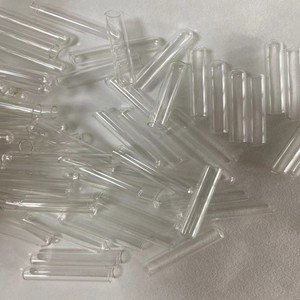 杜氏小管玻璃小导管发酵管6X30mm高硼硅耐高温玻璃试管实验室化学试剂管微生物实验试管化学实验器材200支/袋
