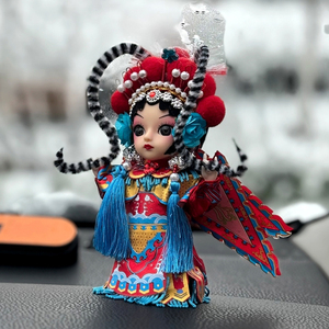 中国特色礼物送老外国人客户儿童diy手工礼物京剧娃娃摆件小礼品