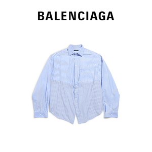 BALENCIAGA巴黎世家24夏季新品BALENCIAGA CUT UP女士大廓形衬衫