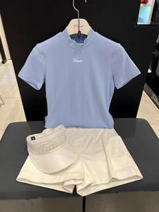 24夏季新品高尔夫女士短袖T恤速干运动时尚golf服装修身透气上衣