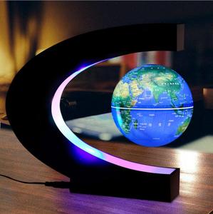 正品黑科技磁悬浮地球仪蓝牙音响3d立体发光自转创意小夜灯办公室