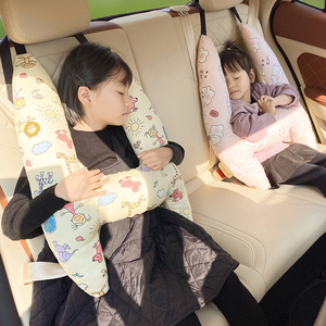 汽车抱枕儿童卡通睡枕车载内用抱枕车上创意通用舒适网红睡觉神器