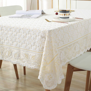 桌布蕾丝布艺茶几餐桌布长方形白色台布圆家用小清新桌布ins盖布
