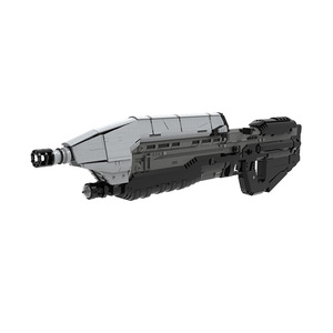 MOC-63016光晕士官长的枪HALO武器游戏周边积木拼插大模型摆件