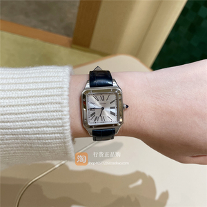 卡地亚正品 Cartier山度士男女中性石英表WSSA0022 瑞士女士手表