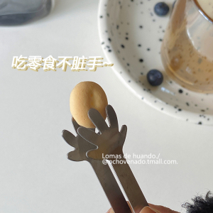 “懒人吃零食不脏手神器”可爱手掌夹冰夹厨房小工具鱼刺夹ins风