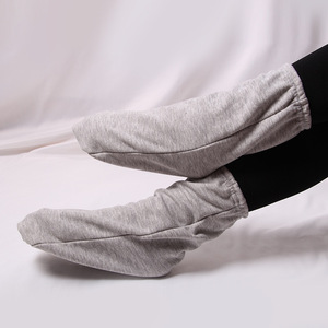 睡觉穿的袜子加厚纯棉睡眠袜加绒保暖男女士袜套脚套秋冬季布袜子