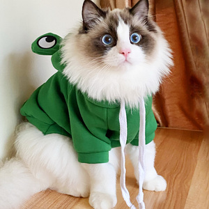 猫衣服可爱搞笑冬天保暖服装布偶猫咪宠物服饰狗狗卫衣春秋冬变身