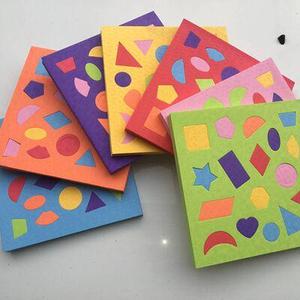 粘贴教具海绵拼图活动幼儿园字母图形地垫玩具墙壁小班认知几何
