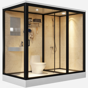 整体淋浴房一体式卫生间洗澡房浴室隔断家用玻璃干湿分离洗澡间
