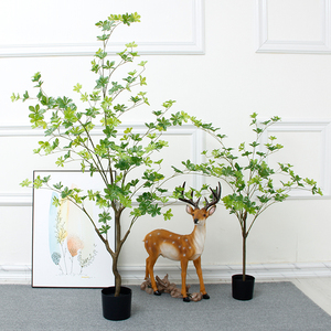 日本吊钟树仿真盆栽假树仿真树客厅植物大型绿植装饰室内招财假花