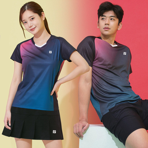 速干羽毛球服套装新款男女短袖气排球网球乒乓球衣夏季运动服定制