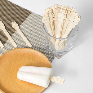 雪糕棒冰棍棒家用雪糕棍一次性自制冰淇淋木棒制冰模具木条食品级