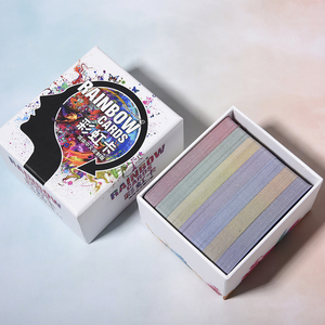 彩虹卡生命的色彩卡片治愈卡能量卡心灵图卡钻石版桌游卡牌
