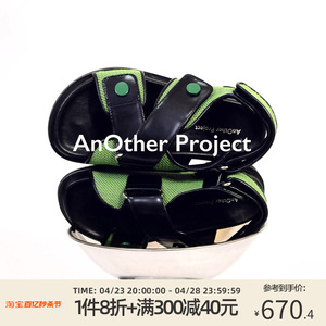 AnOther Project魔术贴勃肯鞋凉鞋可爱气质少女鞋