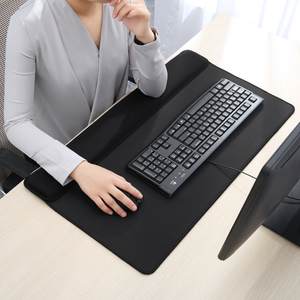 办公桌垫超大号鼠标垫护腕护肘一体式办公学习加厚游戏键盘手托枕