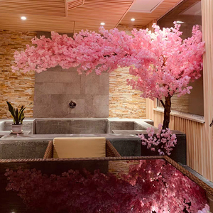 仿真樱花树室内装饰假桃花树许愿树大型商场酒店橱窗景区造景摆设