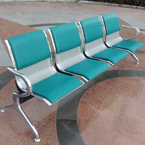 4人位等候椅医院输液椅长联椅钢制排椅不锈钢机场椅公共候车座椅