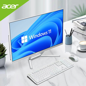 【13代新品】Acer/宏碁超薄品牌一体机电脑24英寸高清屏家用办公游戏壁挂高配I5i7宏基27寸台式主机全套整机