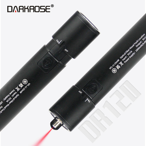 DR120充电式红光笔15mw20mw30mw50mw光纤测试笔便携式大容量锂电池通电笔