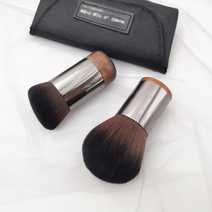 makeupforever玫珂菲124散粉刷蜜粉刷12粉底刷便携蘑菇化妆刷腮红