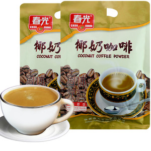 海南特产 春光椰奶咖啡360gx2袋 3合1速溶咖啡 冲饮品 椰奶香味